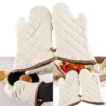 

New Heat Resistant Microwave Oven Non-Slip Cotton Glove Insulate Baking Kitchen Tool Necessary Household Heat-resisting Gadgets