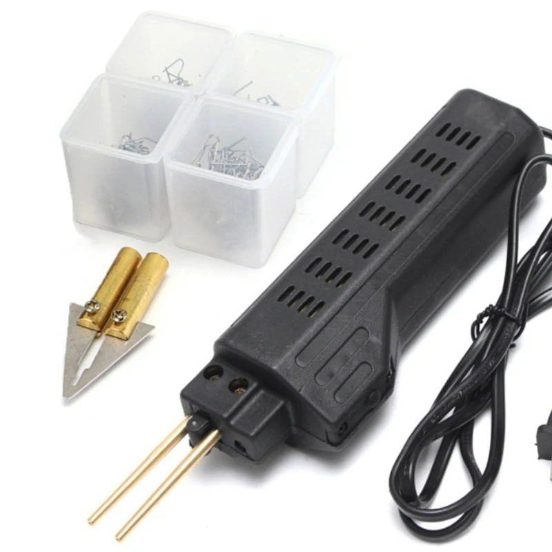 

Car Bumper Repaire Machine Plastic Welding Machin Kit Welding Repairing Tool Hot Staplers 50W Soldering Iron Set Eu Plug