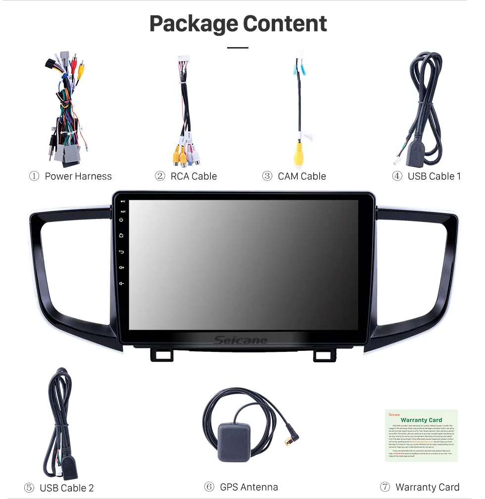 Best Seicane Car Stereo 2Din WIFI GPS Navi Android8.1 Autoradio Player Stereo for 2016 2017 2018 Honda Pilot support Mirror Link OBD2 15 Best Seicane Car Stereo 2Din WIFI GPS Navi Android8.1 Autoradio Player Stereo for 2016 2017 2018 Honda Pilot support Mirror Link OBD2 15
