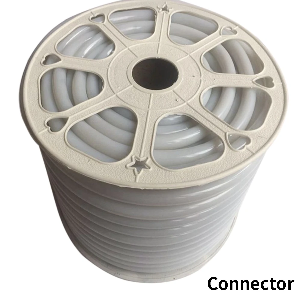 Connector DC12V газон IP65 Водонепроницаемый гибкий вечерние неоновый светильник Декор полосы радуги трубки бар светодиодные садовые лодки Реклама отеля дома - Испускаемый цвет: Connector