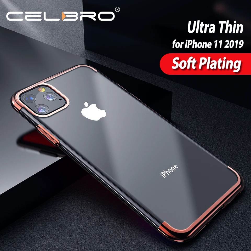 Прозрачный чехол из ТПУ для Iphone 11 Pro Max Apple ультра тонкий 11pro Xir Xi силиконовый задняя