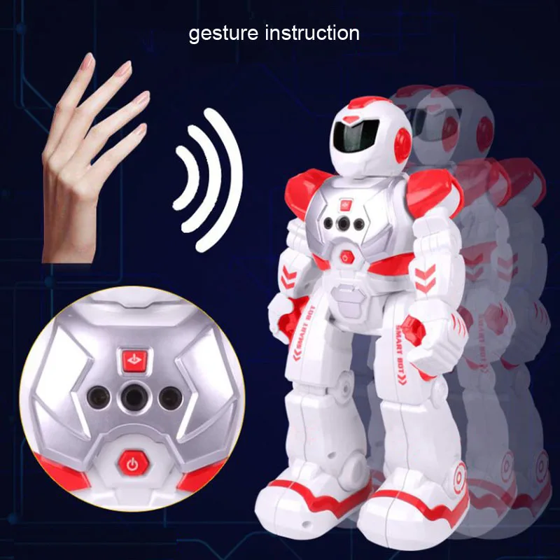 26CM RC Remote Control Robot Smart Action Walk Sing Dance Action Figure Gesture Sensor Robot Toy for Children's Gift