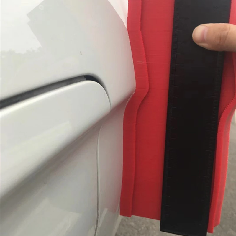 50CM Car Body Repair Scale Ruler Panel Beating Frame Profile Gauge Arc Measuring Instrument Contour Meter