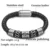 Punk Style Coffee Leather Bracelet 316L Stainless Steel 5 Viking Bead Bracelet Powerful Magnet Clasp 4 Color Friend Gifts 9