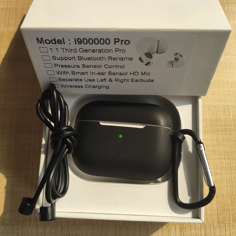I900000 Bluetooth v5.0 tws наушники беспроводные наушники игровые PS гарнитуры Hifi наушники изменение имени беспроводной зарядки gps расположение - Цвет: Красный