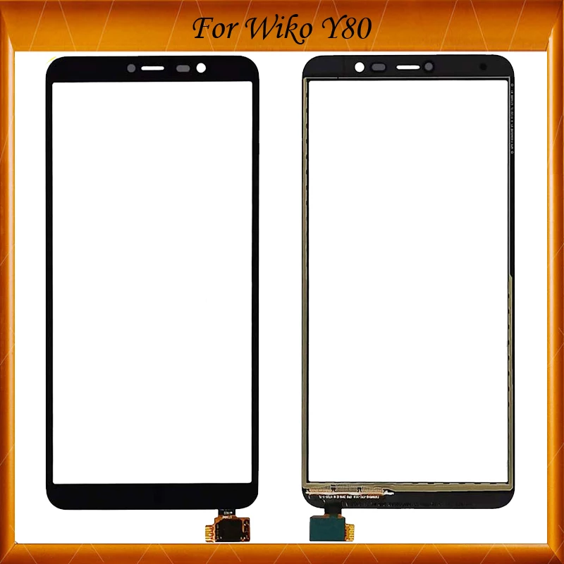 10 шт./партия для Wiko Y80 сенсорная панель с сенсорным экраном идеальные запасные