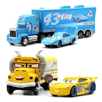 

Disney Pixar Car 3 2 Cyclone McQueen Mater Jackson Storm Ramirez 1:55 die-cast metal alloy model Toy car 2 children's best gift