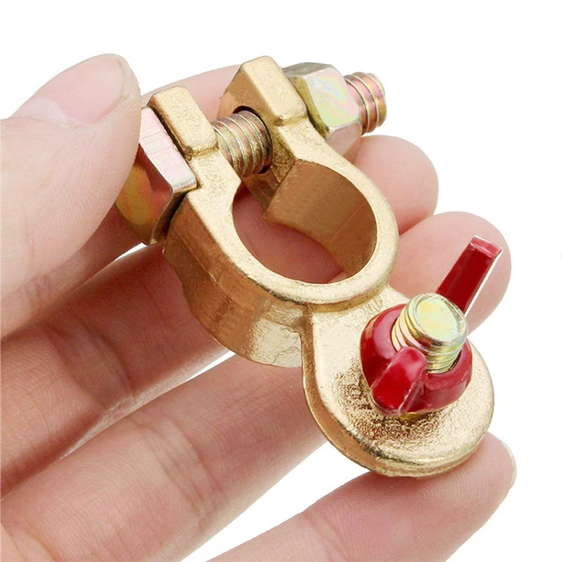 EAFC Car Battery Terminal Connector Clip Quick Release Brass - Image 2
