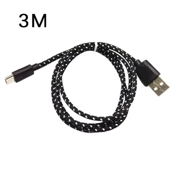

Micro USB Cable Nylon Fast Charge USB Data Cable For Samsung For Xiaomi For LG Tablet for Android Mobile Phone USB Charging Cord