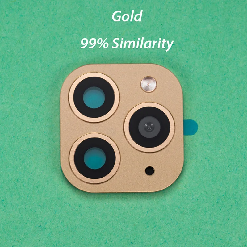 Gold Крышка объектива камеры для iPhone XR X XS Max Второе изменение на iPhone 11 Pro Max покрытие закаленное стекло Защита экрана для iPhone X - Цвет: Gold