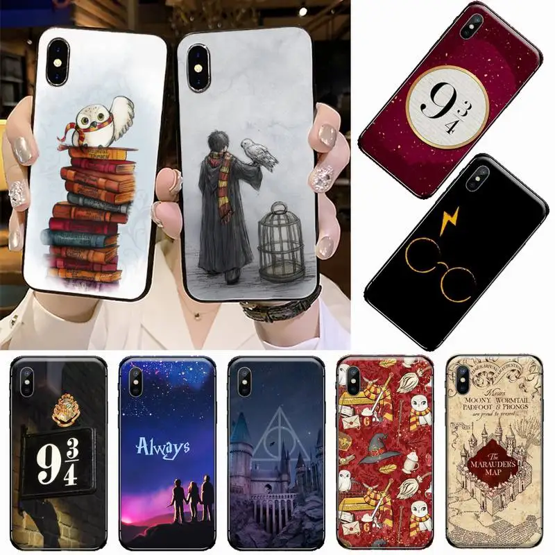 

Eternally Hogwart Harries Potter Comic design Phone Case for iPhone 11 12 pro XS MAX 8 7 6 6S Plus X 2020 XR Mini