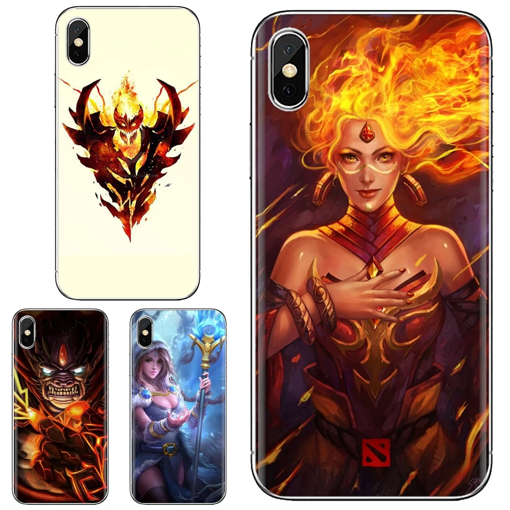 Силиконовый чехол для телефона с логотипом Game dota 2 Samsung Galaxy Note 3 4 5 8 9 S3 S4 S5 Mini S6 S7 Edge S8