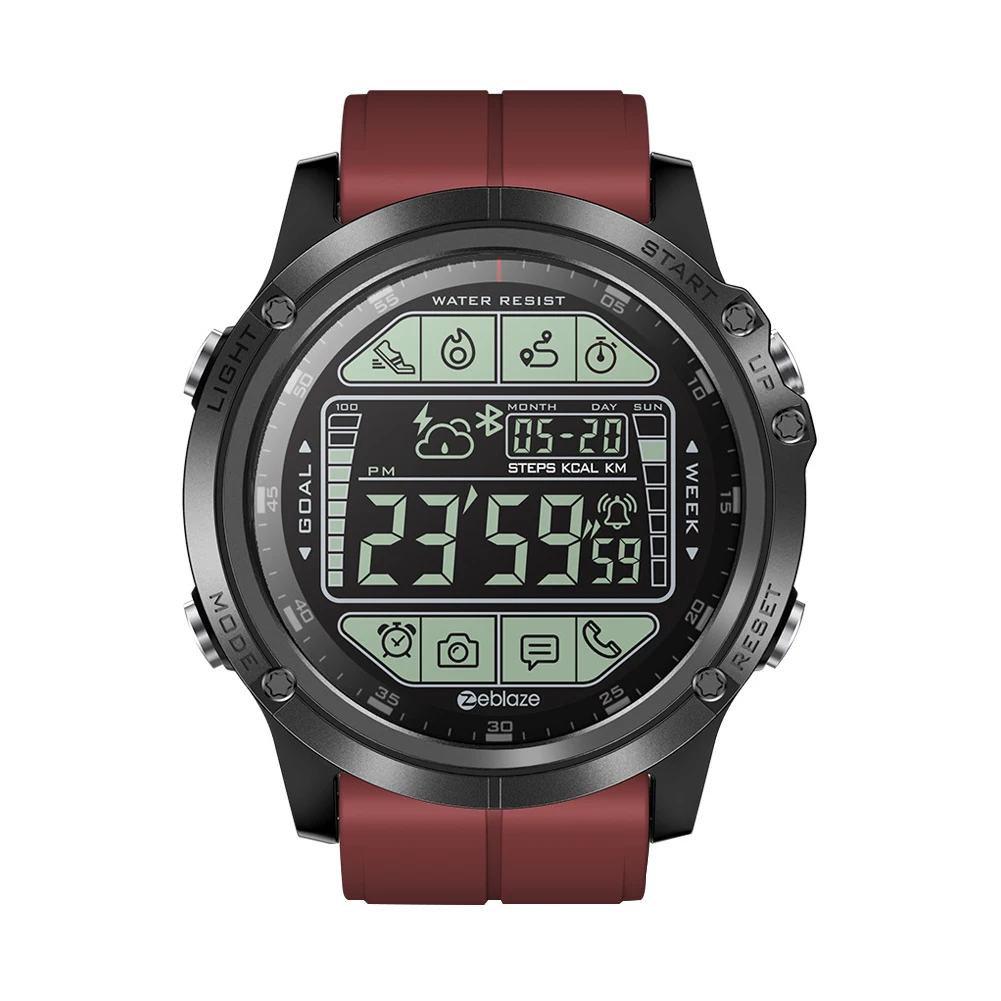 

Stopwatch 1.24inch Display Calorie Record Bluetooth Sports Modes Waterproof Call Notification Alarm Smart Watch LED Backlight