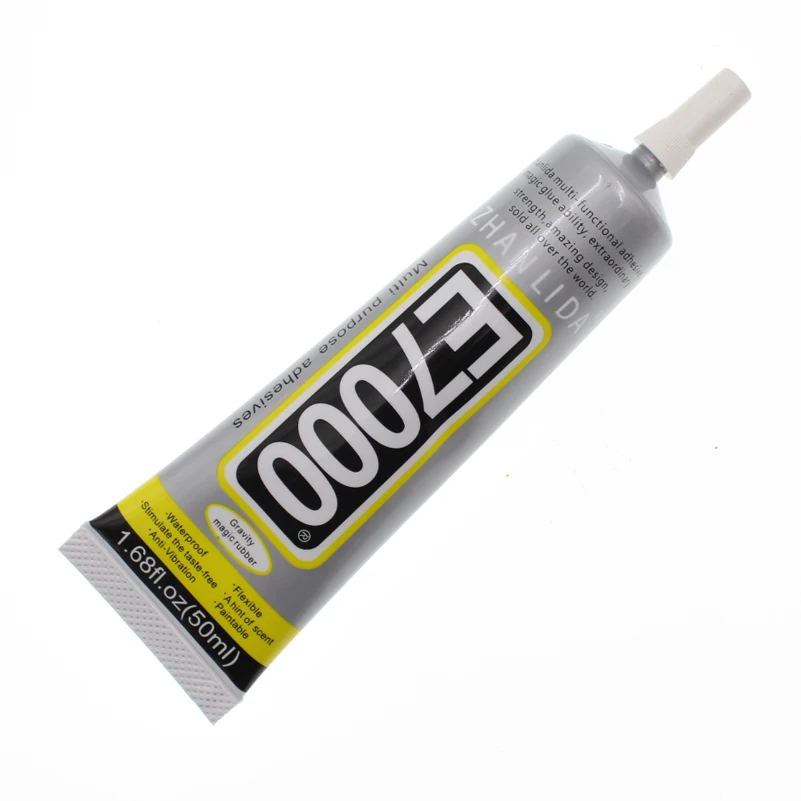 

1Pack 50ml More Powerful Resin Adhesive, E7000 Strength Adhesive Clear Liquid Glue MultiPurpose Super Sealant Handset DIY Touch