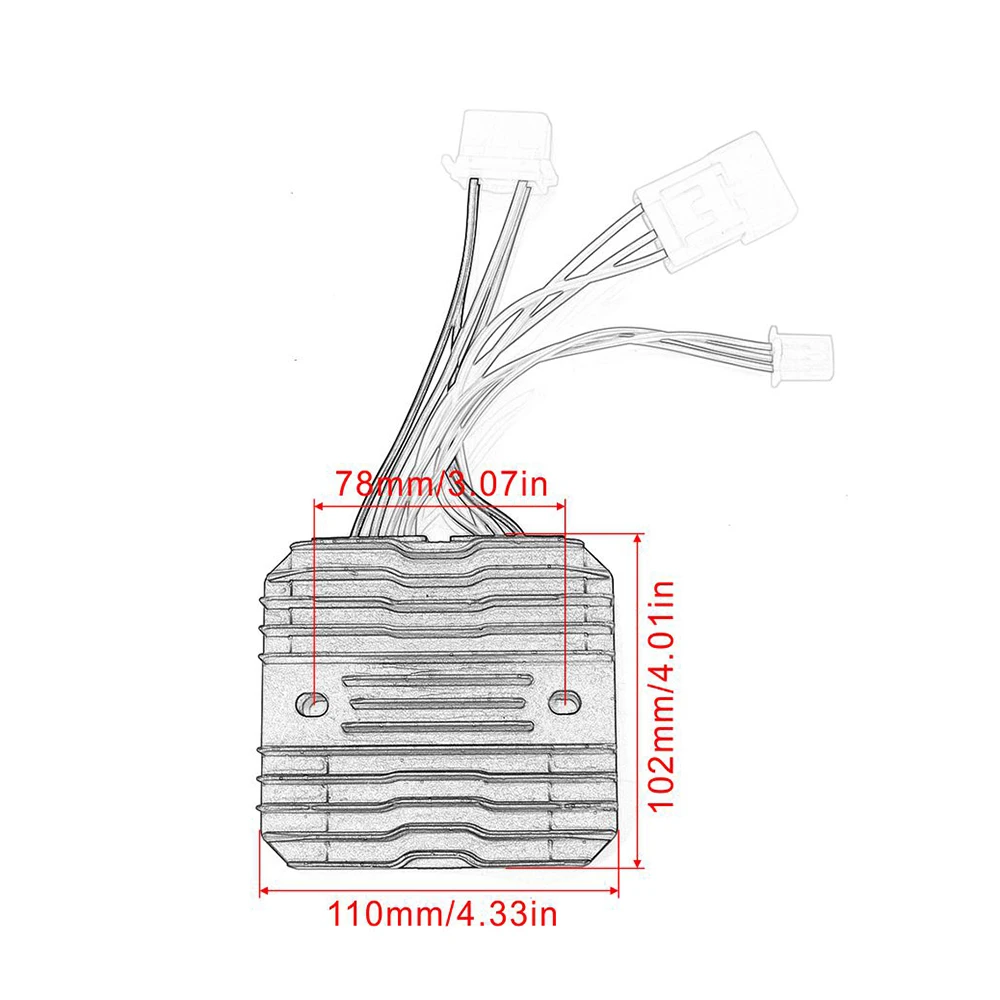 BJMOTO Motorcycle Regulator Rectifier For Polaris 700 Classic Touring RMK Carb Fusion EFI L/C 900 RMK Fusion Switchback EFI L/C