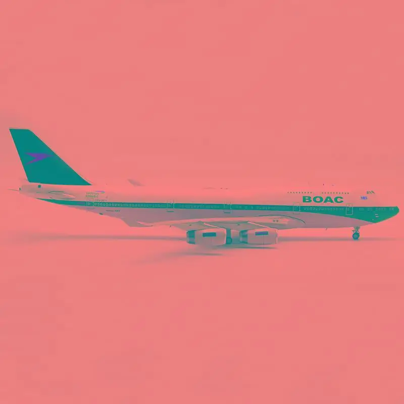 Inflight BRITISH AIRWAYS BOAC BOEING 747 G-BYGC 1/200 литье под давлением модель самолета