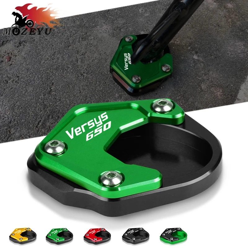 Side Stand Enlarge Kickstand Fit For KAWASAKI VERSYS650 VERSYS 650 2010-2019 2018 Motorcycle Accessories Sidestand Foot Enlarger