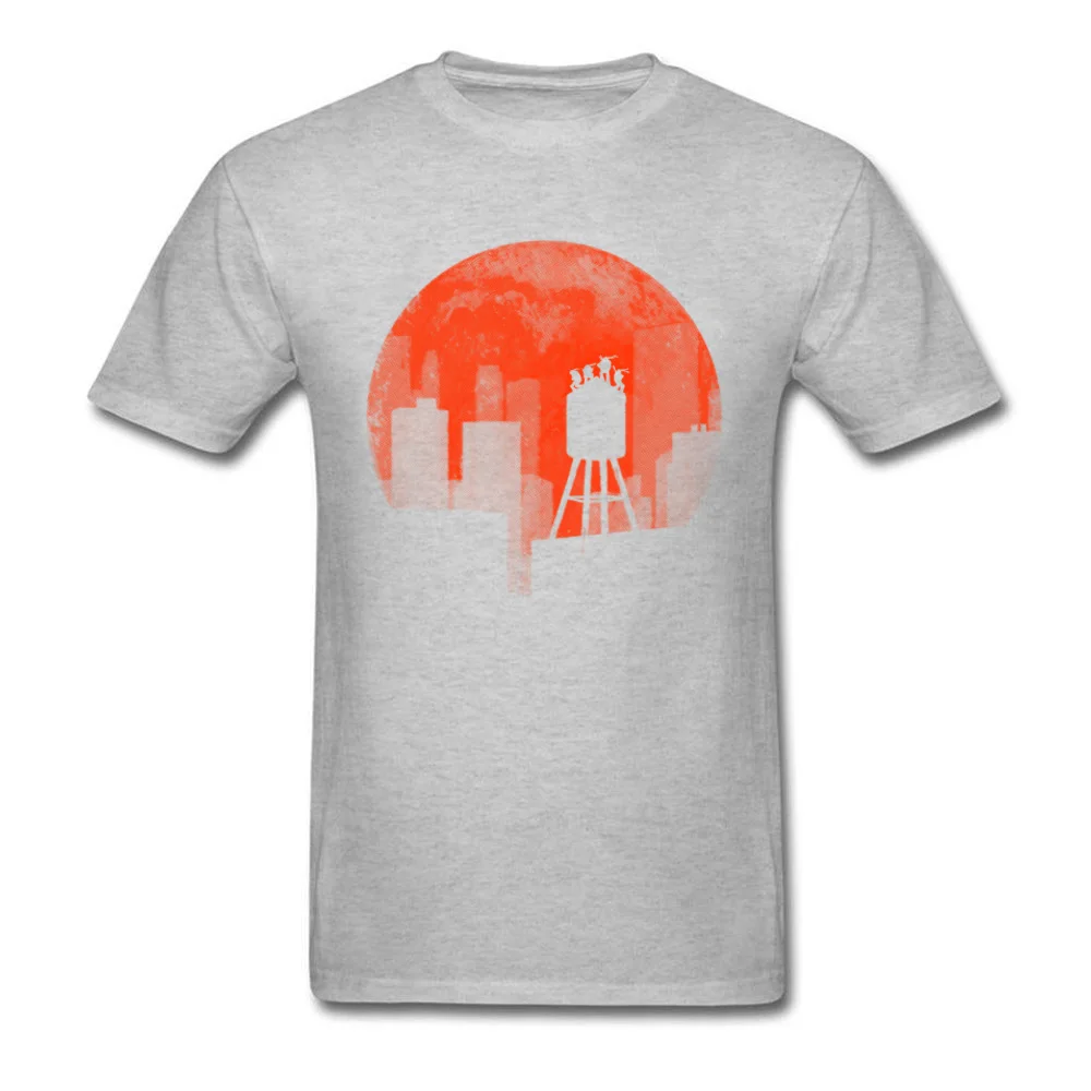 Four_Ninjas_8231 Pure Cotton Tshirts for Men Short Sleeve Tops Tees Brand New Summer/Autumn Round Neck T-shirts 3D Printed Four_Ninjas_8231 grey