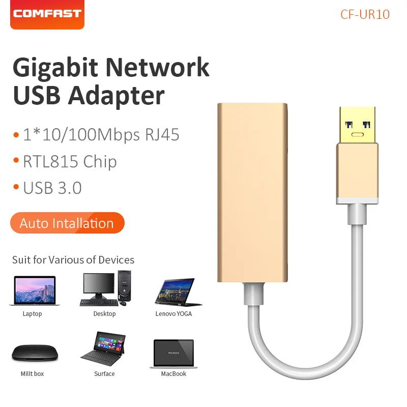 Comfast Wire Network Wifi Adapter Porta Da Usb A Rj45 Per Mac Book Wire Connessione Di Rete Plug And Play Scheda Di Rete
