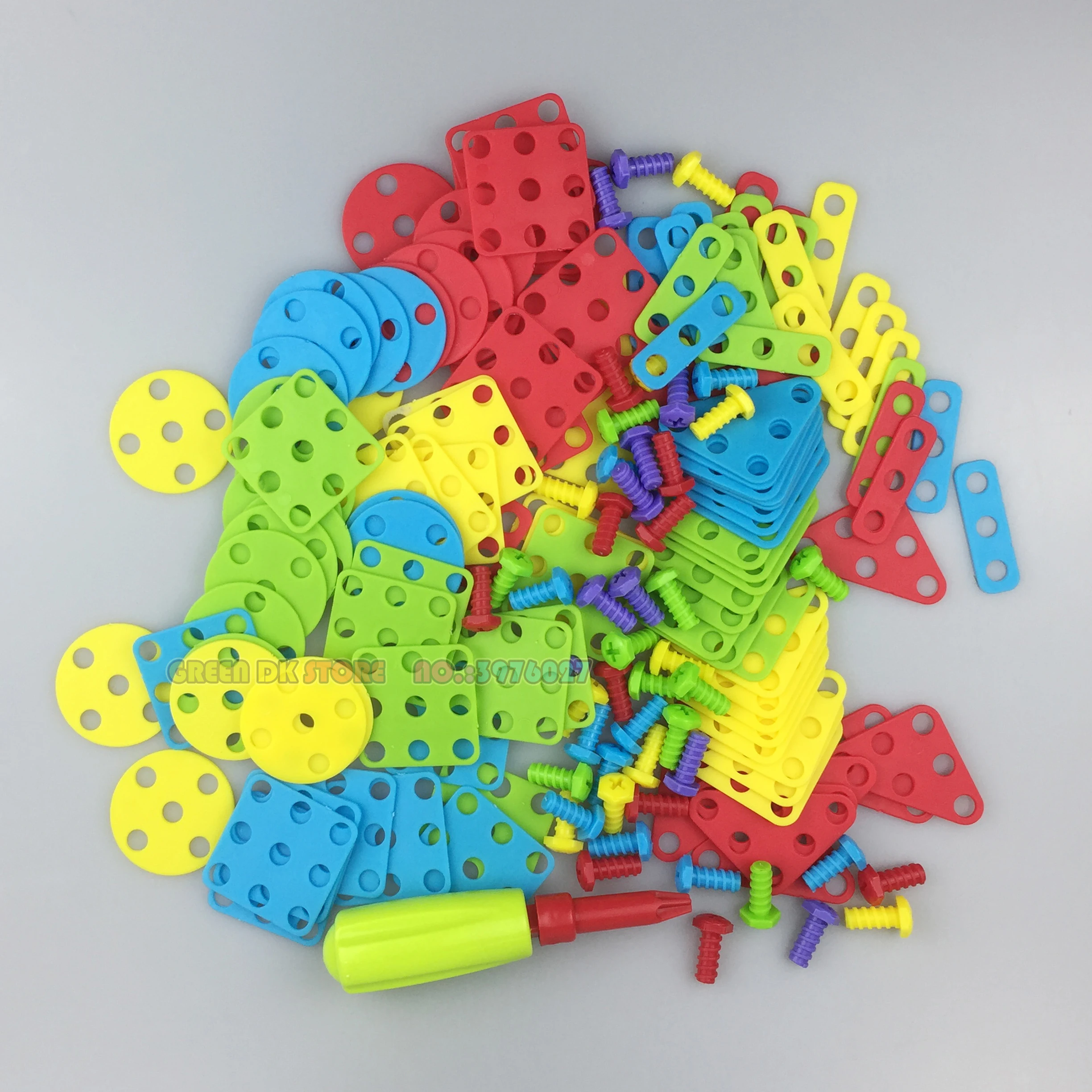 182 Монтессори обучающая дрель-головоломка игрушки для детей DIY винтовые игрушки детский набор инструментов для мальчиков Мозаичный Узор Набор строительных игрушек подарок