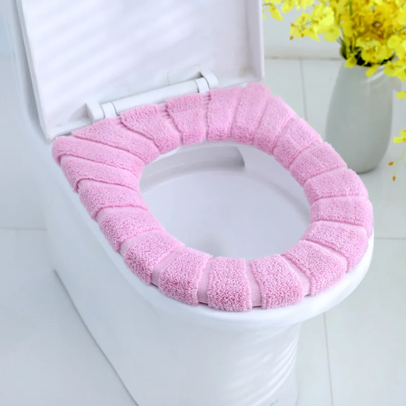 

Toilet Seat Cover, Warm Soft Acrylic Washable Carpet, Home Decor, Closestool, Mat, Seat Cover, Toilet Lid, Bathroom Accessories