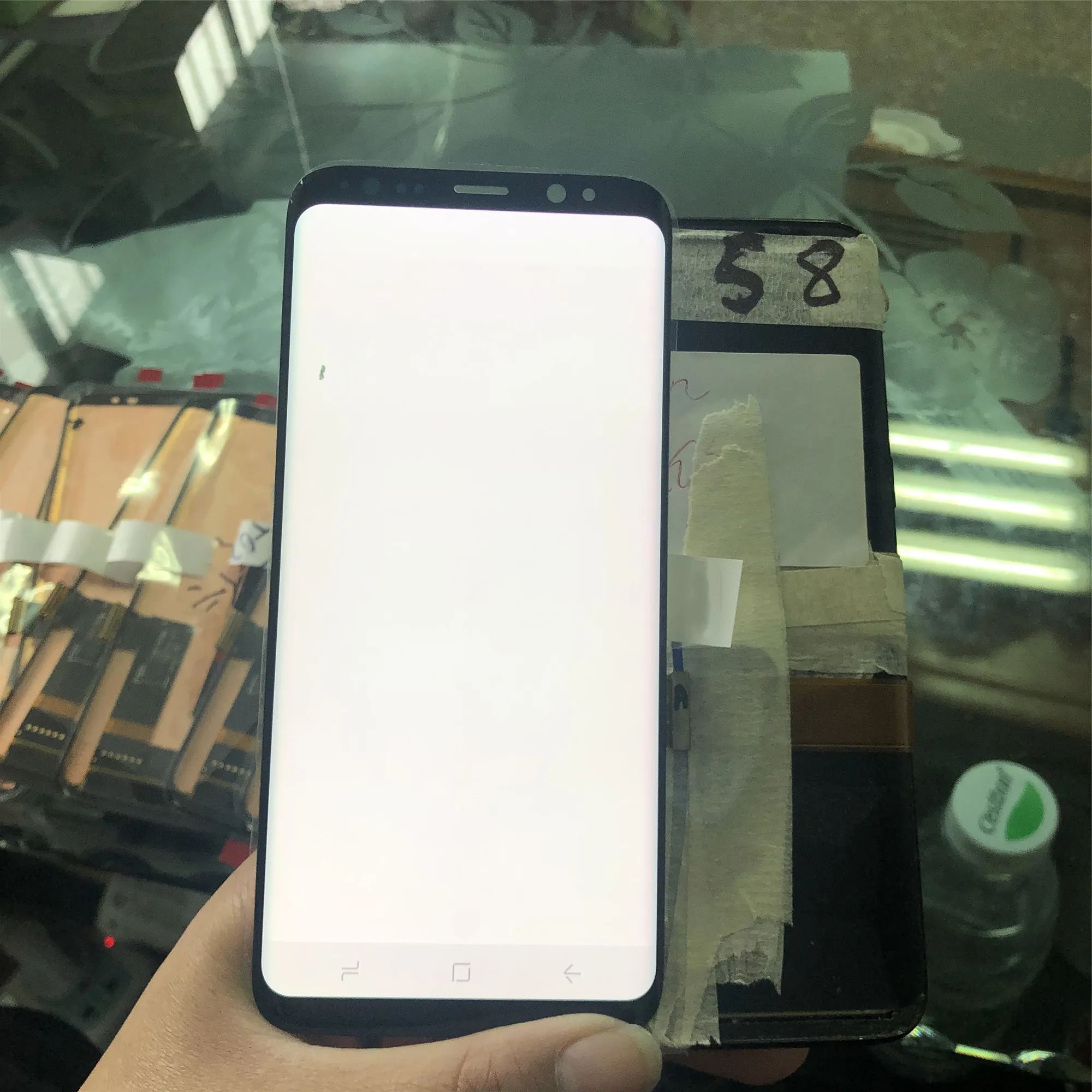 Сменный ЖК дисплей S8 для SAMSUNG Galaxy сенсорный дигитайзер в сборе G950F G950 с рамкой
