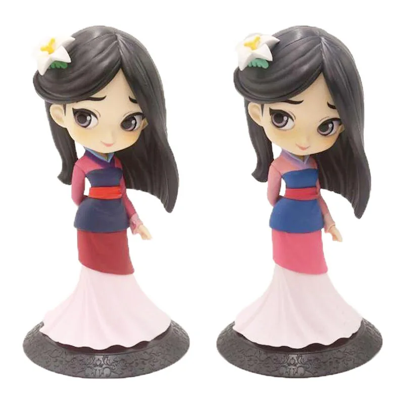 

Disney Princess Mulan Cute Doll Model 15cm PVC Collection Active Figure Hot Toys for Girls