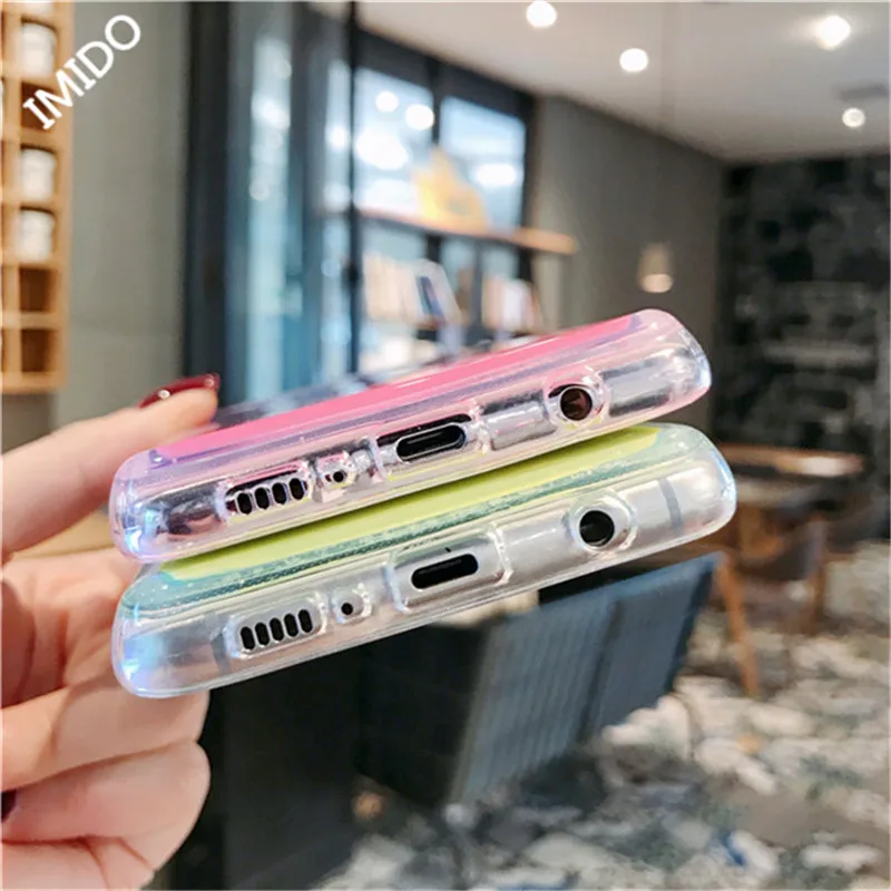 Песочница для мобильного телефона с подсветкой для samsung S8 S9 S10 противоударный и противоударный простой чехол для samsung S8 S9 S10 Plus S10 Lite Funda