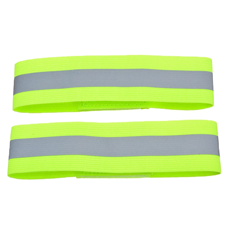 2Pcs Safety Night Reflective Arm Band Safety Belt Strap Night Run For Outdoor Sports Night Running Cycling