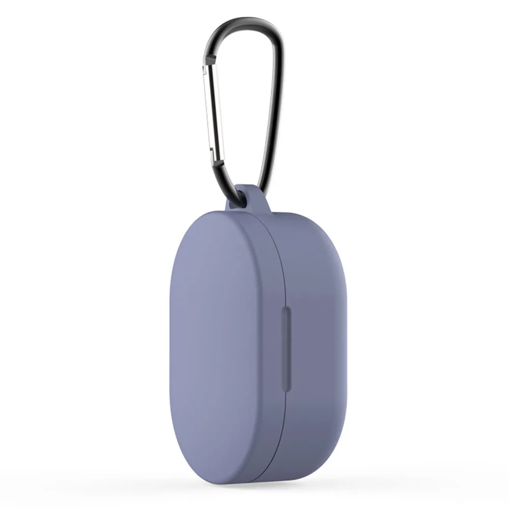 purple Для Xiaomi Redmi Airdots TWS чехол для наушников жидкий силиконовый чехол для Xiaomi Airdots Bluetooth беспроводные наушники защитная коробка - Цвет: purple
