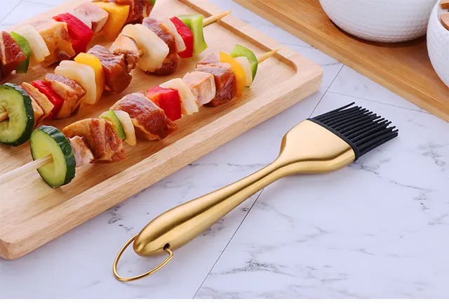 2Pcs Silicone BBQ Pastry Brush Extra Wide Kitchen Brush Practical Oil Brush  Cooking Grilling Baking – the best products in the Joom Geek online store