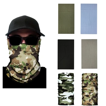 

High-Jump Hiking Scarves Men Polyester Breathable Collar Windproof Anti UV Neck Cover Face Mask Fishing Hunting Cycling Bandana