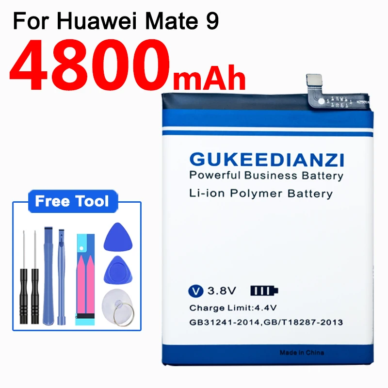 Аккумулятор для мобильного телефона GUKEEDIANZI для huawei mate 9 mate 9 4800 мАч HB396689ECW высокое качество и новые сменные батареи