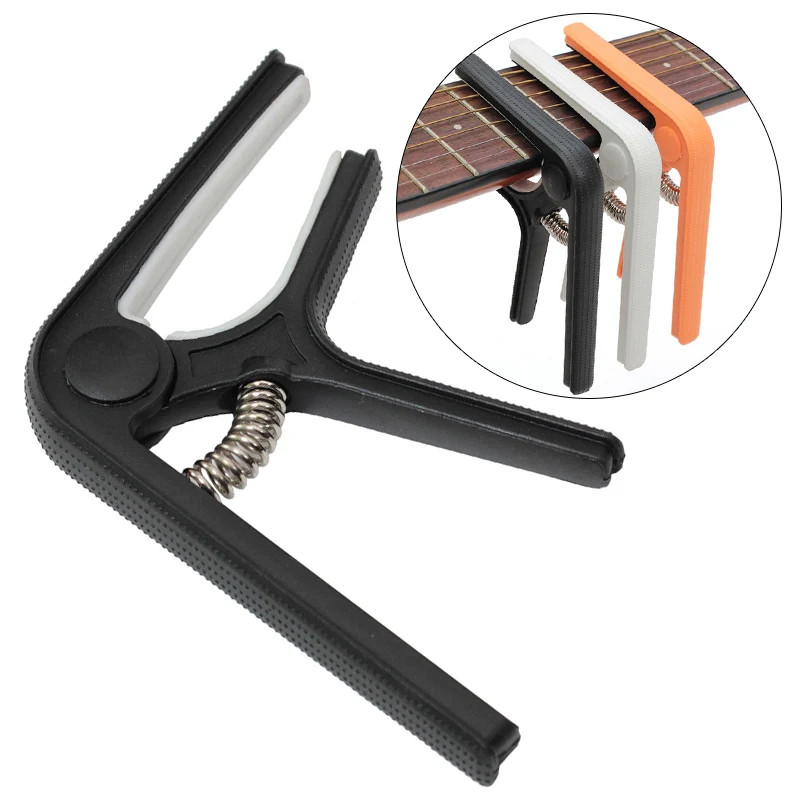 

Light weight Plastic Steel Guitar Capo Lightweight Skidproof for Acoustic Electric Guitar Ukulele Tuning