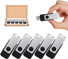 TOPESEL – clé USB 128 de 1 go, 2 go, 4 go, 8 go, 16 go, 64 go, 2.0 go, 5 paquets