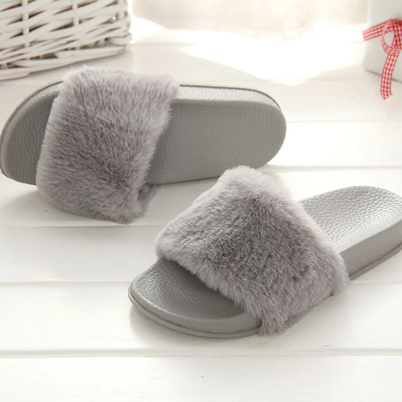 SWQZVT Autumn winter women slippers new comfortable outdoor indoor fur ladies slippers fashion platform sleepers shoes woman  (29)