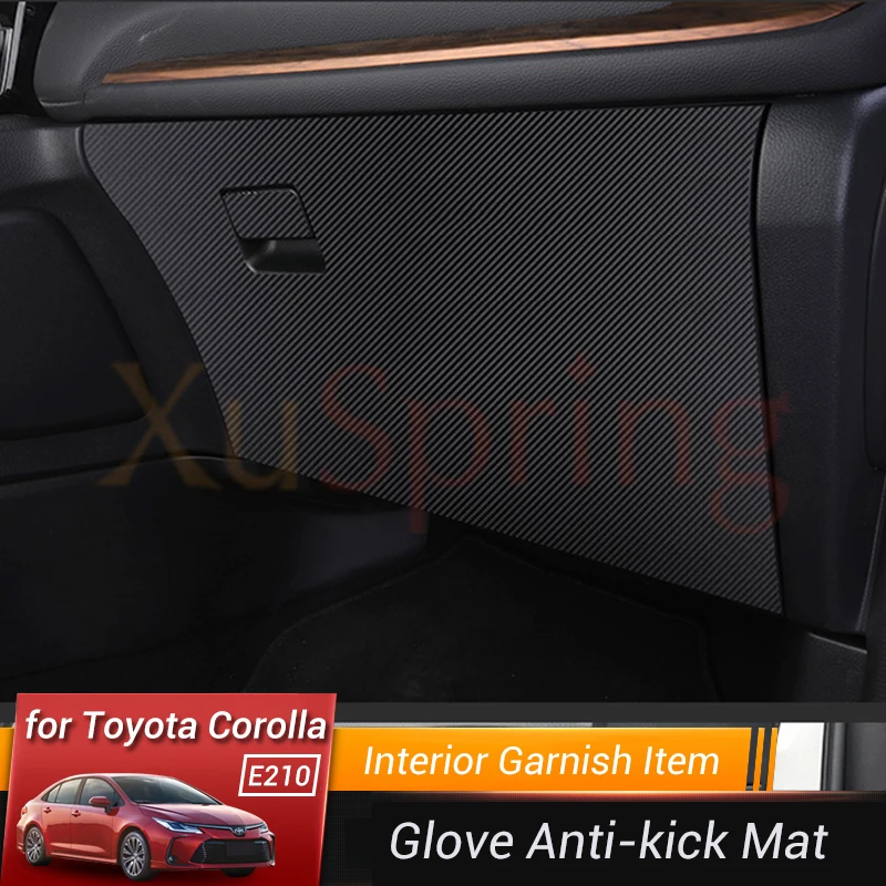 

Car Co-pilot Anti-kick Cover Sticker Mat Protective Pad Cushion Styling for Toyota Corolla 2019 2020 2021 2022 E210 12th