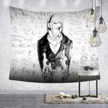 

Cartoon Characters and Mathematical Formula HD Printing Tapestry Home Wall Decor Hotel Restaurant Wall Hanging