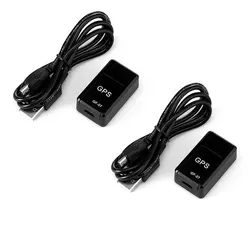Mini localisateur GPS de voiture magnétique, dispositif de localisation en temps réel, 2 pièces, GF07 