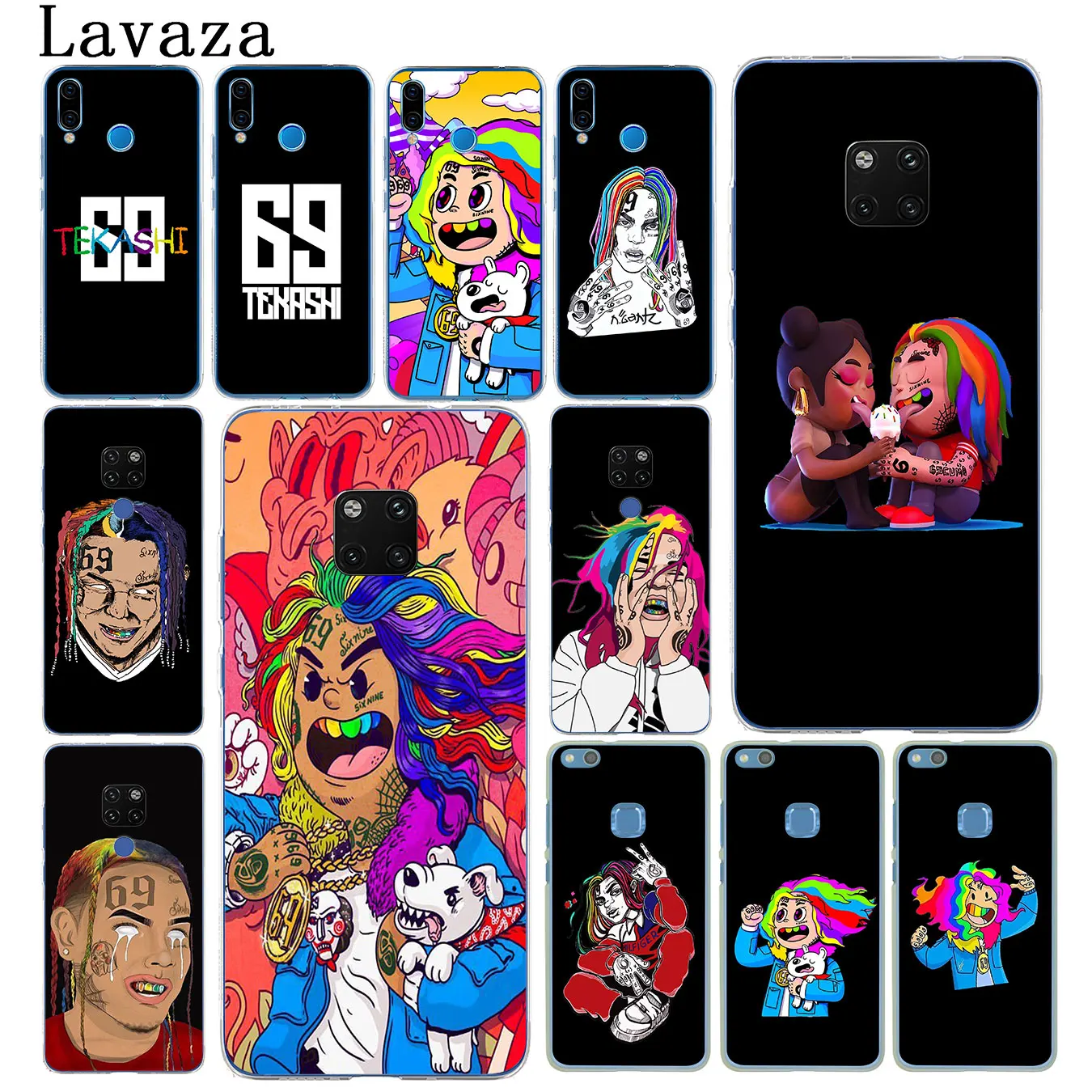 Lavaza 69 6ix9ine Teka $ hi69 Tekashi69 чехол для телефона Huawei Mate 30 20 Pro/Mate 10 Lite Y6 премьер Nova 5I 4 3i 3 2i 2