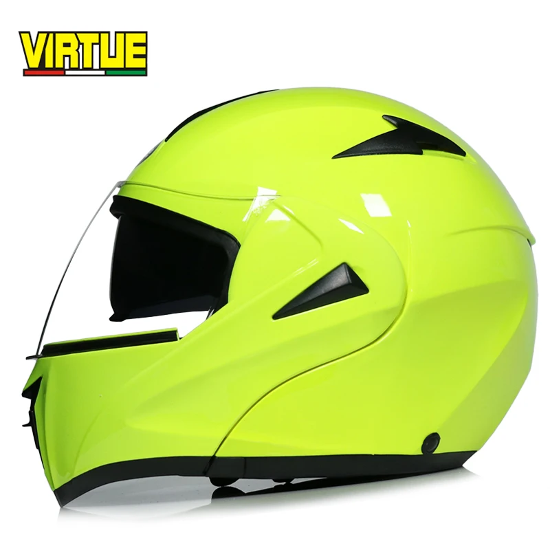 New fashion double lens flip up motorcycle helmet motocross full face helmet racing helmet M L XL XXL - Цвет: a4