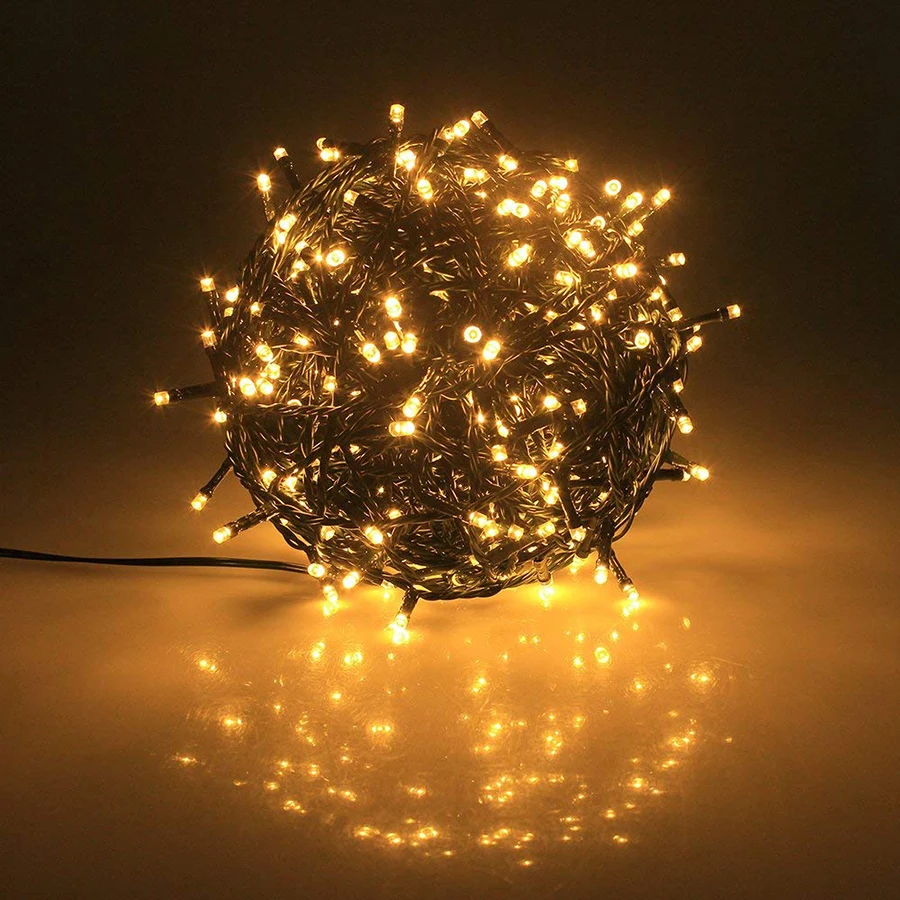 10M 20M 30M 50M 100M Waterproof LED String Lights 24V EU US Outdoor Garland for Christmas Trees Xmas Party Wedding Decoration