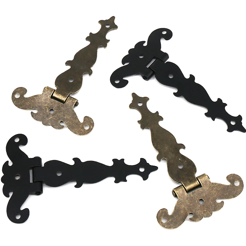 113*69mm Antique Bronze/Black Hinge furniture hinge wooden box hinge cabinet door hinges cabinet hinges brass hinges bronze butterfly hinges 2Pcs for Windows Cabinet Cupboard Wardrobe Doors Wooden Boxes Jewelry Case Chest