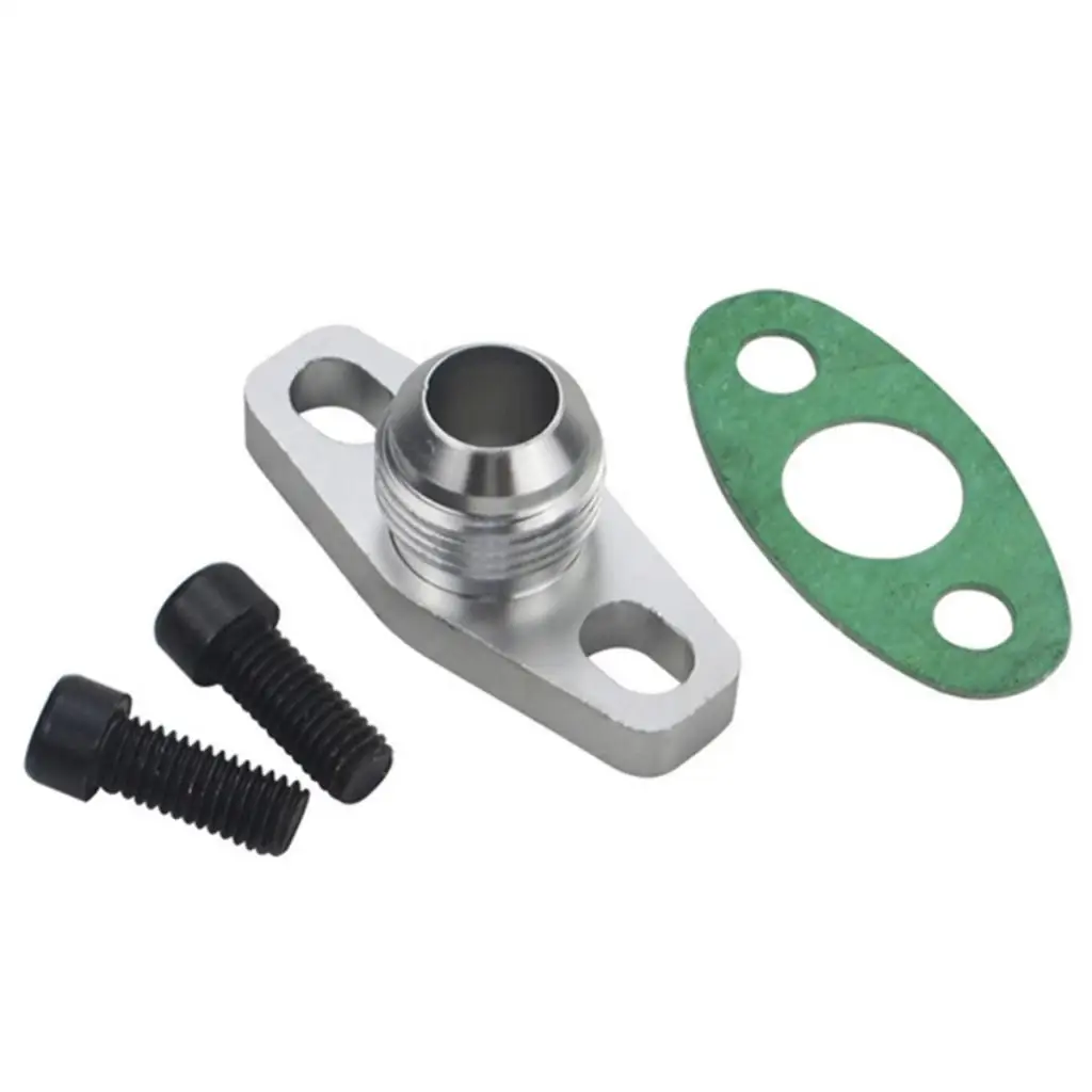 Turbo Oil Drain Outlet Flange Adapter AN10 Fitting for GT/T17/T20/T25/T28/T30/T35 Chargers
