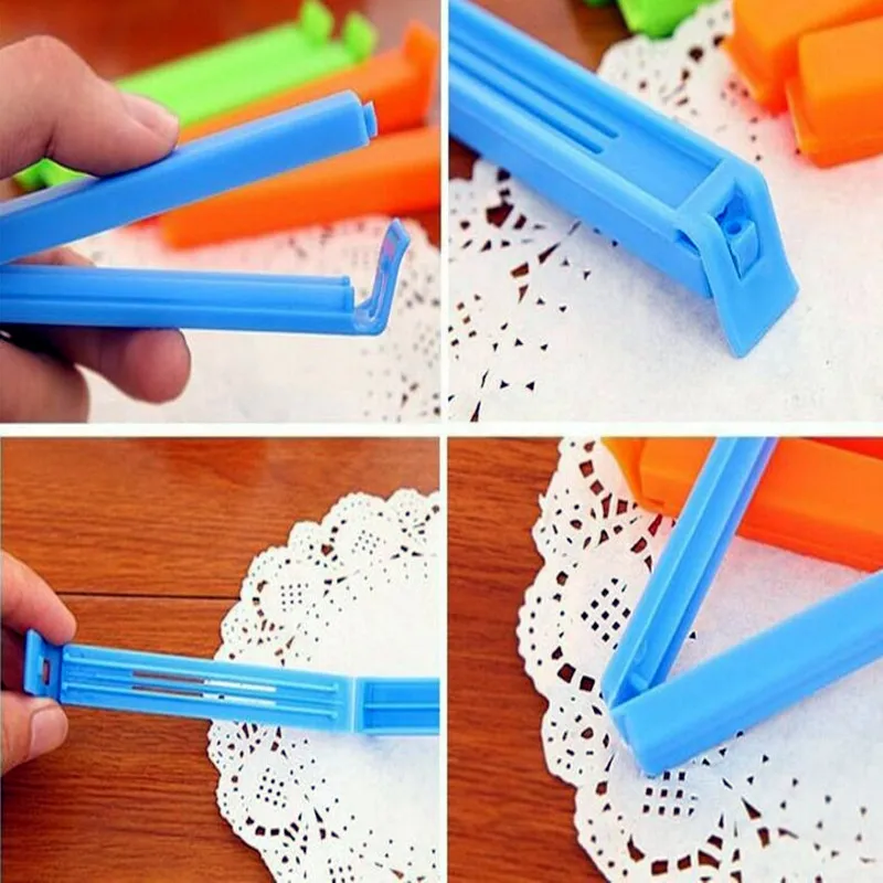 5pcs Portable New Kitchen Storage Food Snack Snack Sealing Sealing Pocket Clip Sealing Pliers Plastic Tool Kitchen Accessories