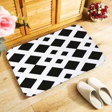 Скандинавский Стильный коврик 40x60 см напольный ковер, маленькая геометрия, используется для перегородки коврик на кухню коридор плоский дверной, гладкий