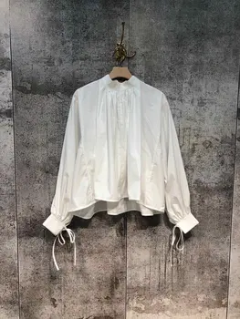 

2019 new ladies fashion long-sleeved sexy casual lace top 1114