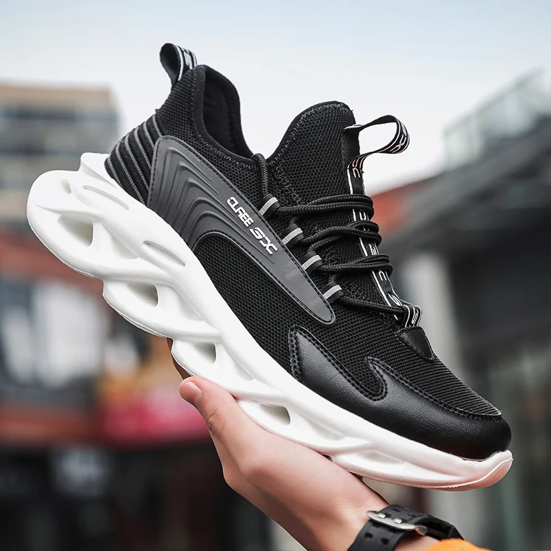 

2020 Breathable Men's Running Shoes Cushioning Sport Shoes White Sneakers Walking Outdoor Jogging Shoes Zapatillas Hombre 39-46