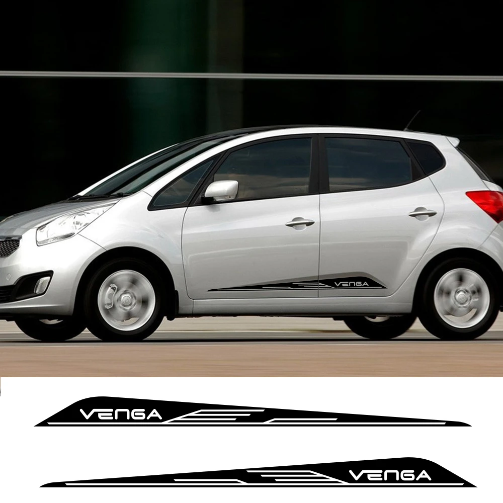 2Pcs Car Door Side Skirt Stickers For Kia Venga Auto Vinyl Film Racing Sport Diy Decal Automobile Styling Car Tuning Accessories - Aliexpress Automobiles & Motorcycles