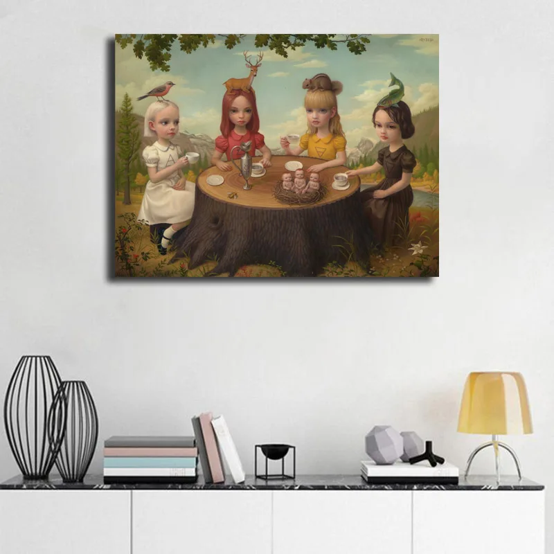 

5D full Diamond Painting Mark Ryden Allegory Of The Four Elements diy Diamond Embroidery Diamond Picture Home bedroom Decoration